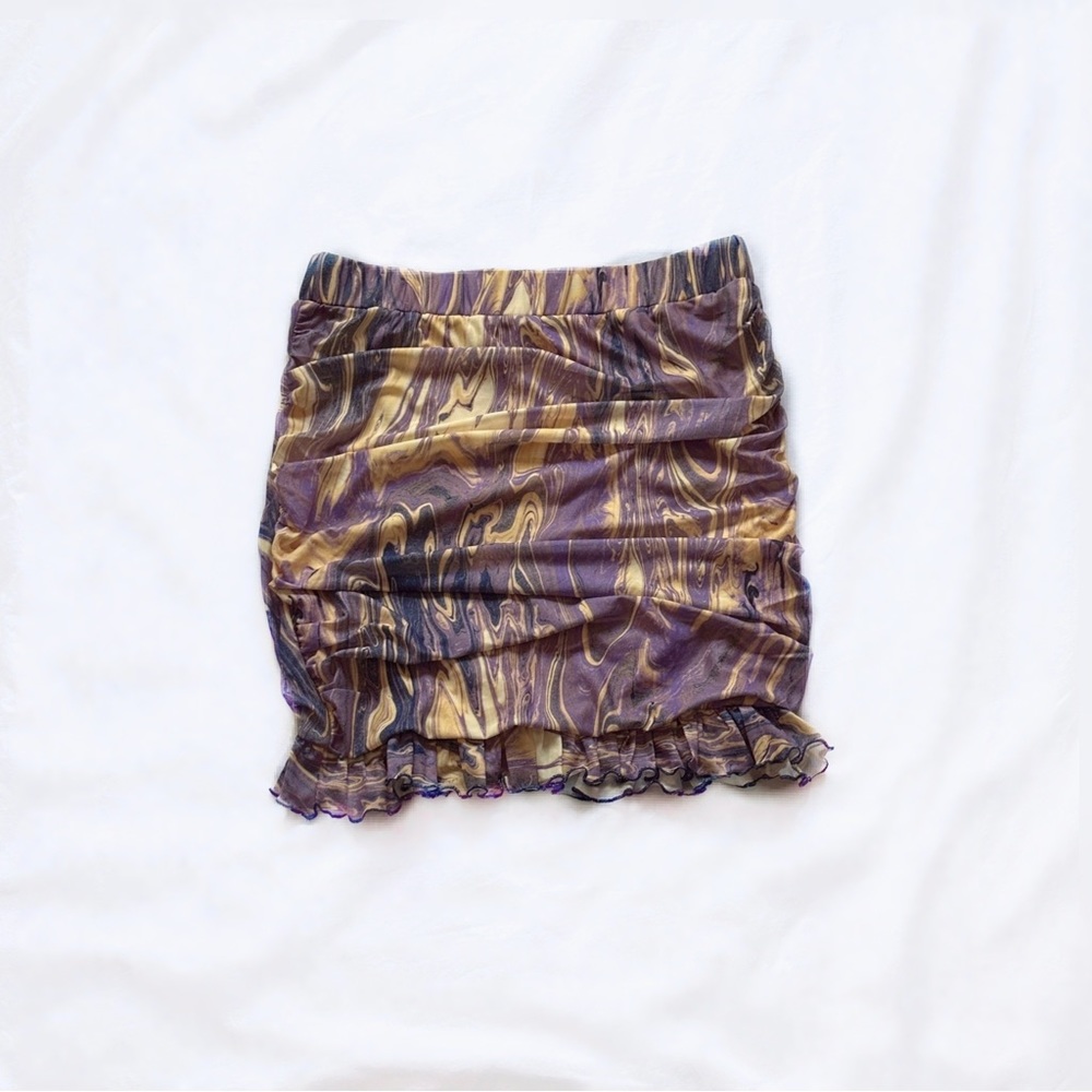 no vacancy ⋆ marble ruched skirt